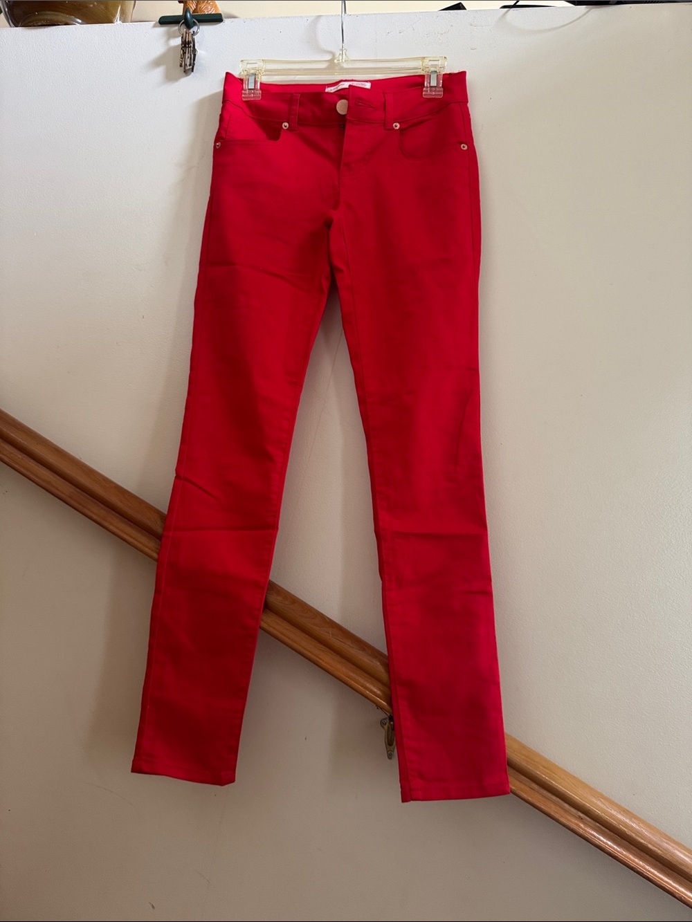 No Boundaries Red Women's Slim Pants